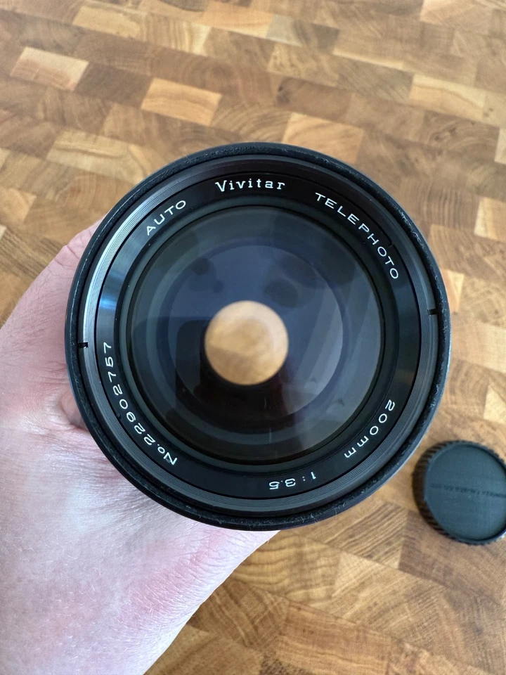 Lente teleobjetivo Vivitar 200 mm F3,5 Prime - Montaje Minolta SR (también conocido como MC / MD) Foto 2 de 4