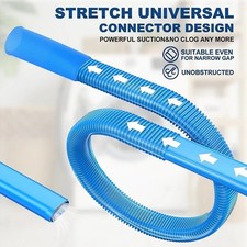 1pcs Upgraded Dryer Vent Cleaner Kit: Universal Vacuum Hose Attachment for Lint