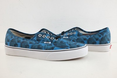 2013 New Supreme x Vans Authentic Pro Bruce Lee Blue size 10.5 w/ Box