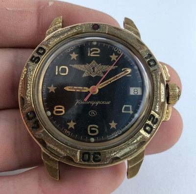 Watch Vostok Komandirskie Wostok USSR Russia SSSR SU Soviet Vintage