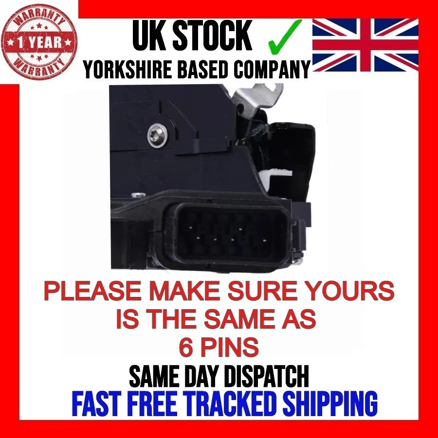 ACTUADOR CERRADURA PUERTA DELANTERA IZQUIERDA NUEVO SE ADAPTA A VOLVO S80 II 124 2006-16 31253657 Foto 2 de 4