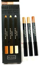 MAX STUDIO Contour/Make Up Sticks Set of 3 - Contour-Bronzer-Highlighter NEW!!