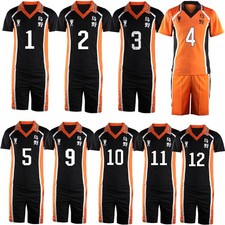 Camiseta deportiva de voleibol cosplay de escuela secundaria Karasuno Shorts Disfraz Uniforme