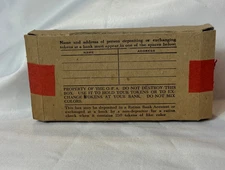 WWII US War Ration Box Of OPA Tokens Red Points