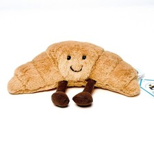Amuseables Croissant Small Plush Stuffed Animal Toy BNWT