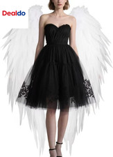 Big Angel Wings Costume Accessory,6' Large Lightweight Fairy Wings for Adults, H