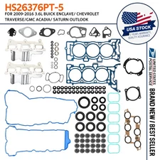 New Full Head Gasket Kit HS26376PT-5 For Buick Enclave Chevrolet Tranverse GMC