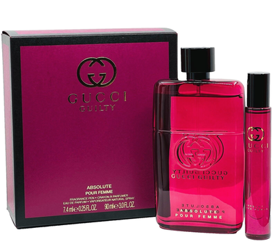 Gucci Guilty Absolute by gucci 2 pc set (3.0 oz + 0.25 oz) EDP NIB