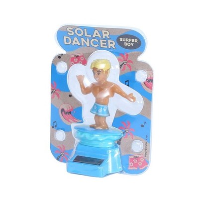 Dulton Solar Toy Bouncing Head Surfer Boy Doll, Solar Dancing Decoration, No Ba_