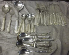 International Silver INS249 Silverplate Flatware 51-Piece Place set for 12