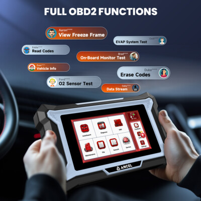Ancel Diagnostic Scanner OBD2 Check Engine Code Reader All System Oil Reset
