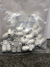 New Bag of 10 SMC Fittings KQ2U08-10A (KQU1-64) 8mm x 10mm
