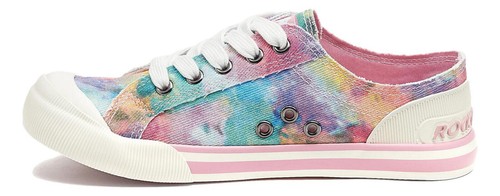 Rocket Dog Jazzin Womens Multi Casual Lace Up Canvas Pumps Shoes Trainers - Picture 5 of 7