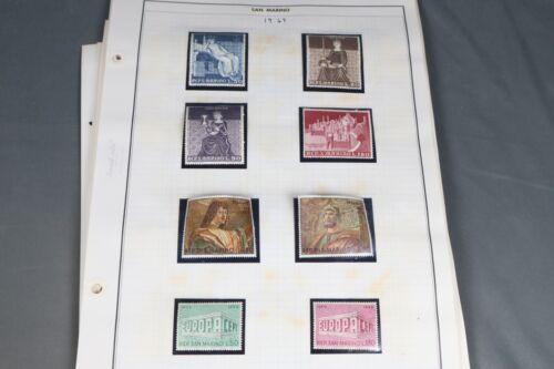 SAN MARINO 1899-1976 ALL MINT STAMP COLLECTION OF 399 ON ALBUM PAGES - Picture 9 of 22