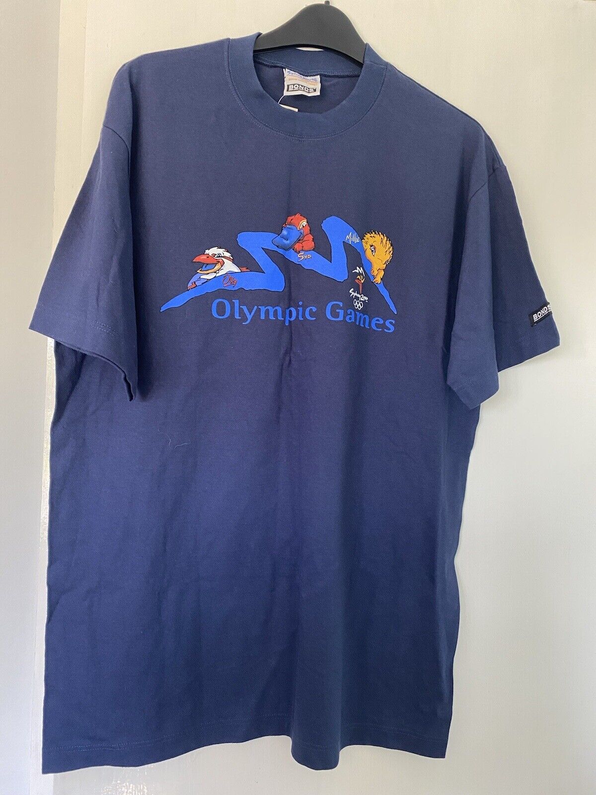 Olympics Sydney 2000 Merchandise T Shirt Blue