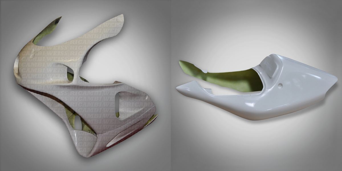 k r♪ KDR16 Kawasaki ZX 6R GFK Fairing Set Seat Cowl Rear Motorcycle