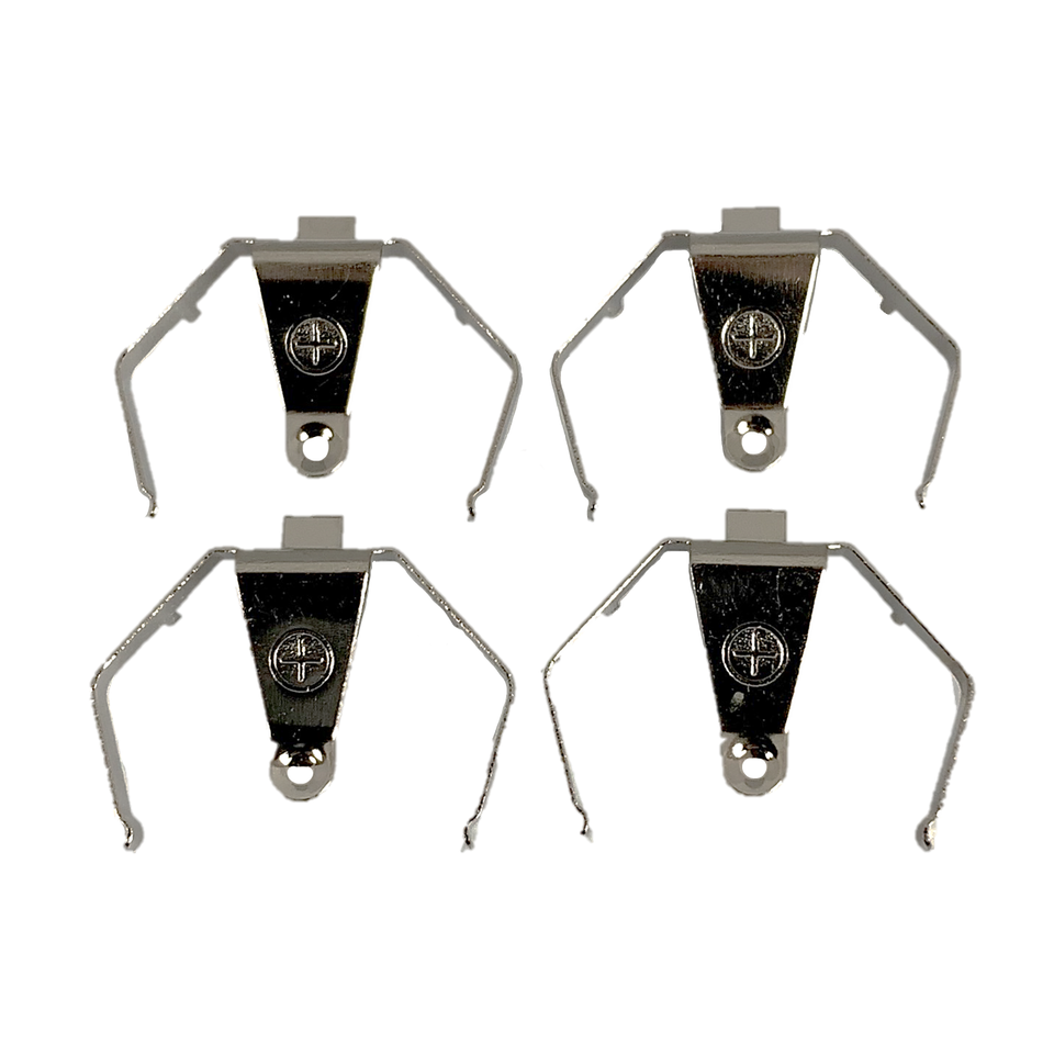 4 New Replacement Keyless Remote Fob Battery Clips Clamps For GM ...