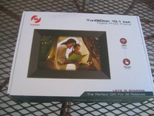 YunQiDear Black 10.1 Inch Touch Screen Smart Wireless Digital Photo Frame