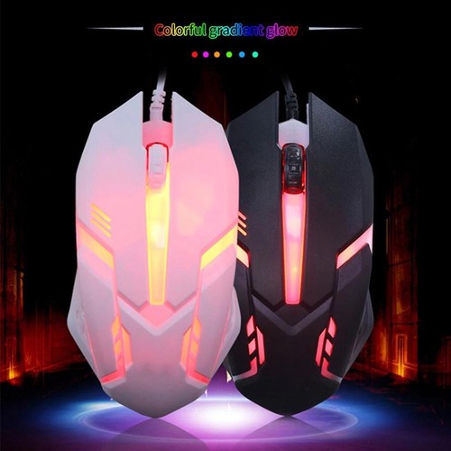 Wired Game Mouse Led Laptop Pc Computer Optical Mice Computer Mouse - Picture 4 of 14