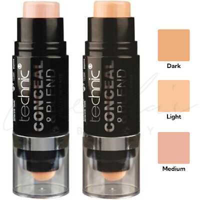 TECHNIC Conceal & Blend Full Coverage Concealer mit Schwamm 7,5g *FARBTON WÄHLBAR*
