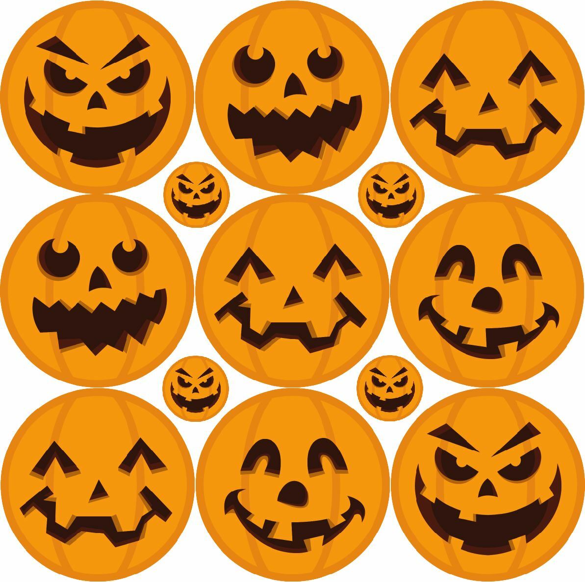 234 Pumpkin Smiles Halloween Reward Stickers for School Teachers, Parents