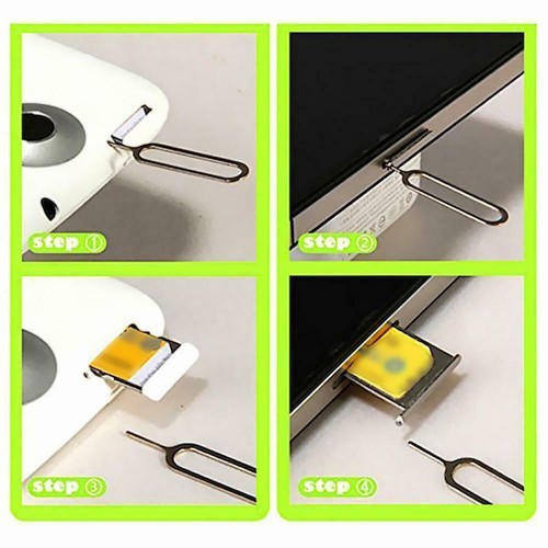 1pcs /set Sim Card Tray Remover Eject Ejector Pin Key For cellphone G3K7 Q3W3 - Zdjęcie 10 z 11