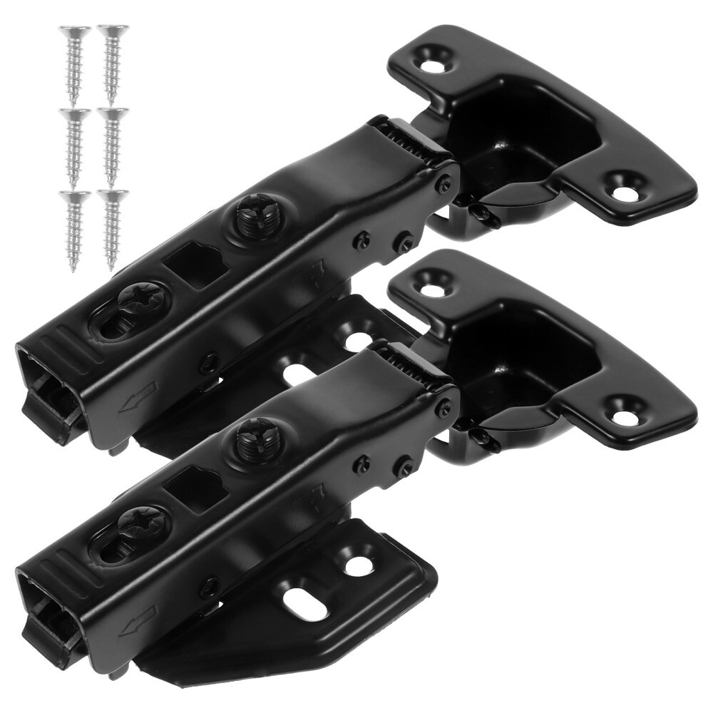 2 Pcs Kitchen Cabinet Hinge Hinges Concealed Door for Doors