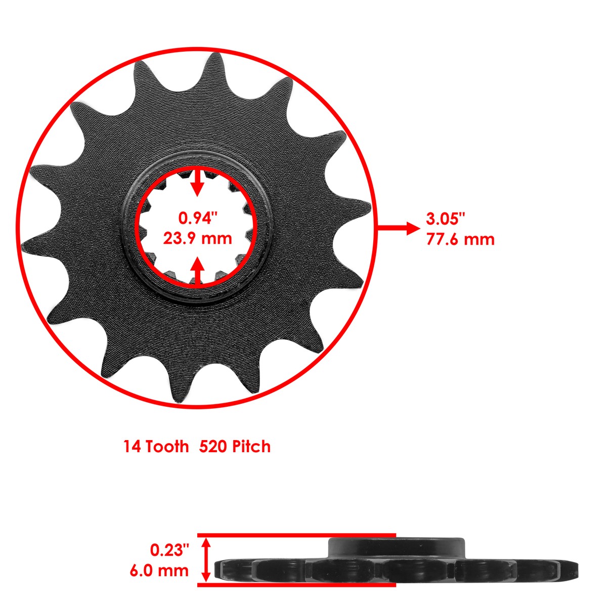 Drive Chain & Sprockets For Kawasaki Ninja 300 EX300 SE 2014-2015