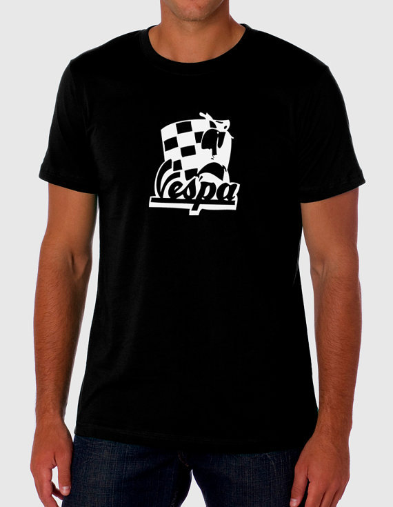 Camiseta hombre biker motero VESPA men T shirt rider