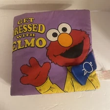 Vintage Sesame Street Soft Play Book - Get Dressed with Elmo