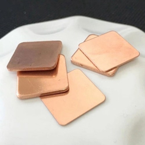 10PCS 0.1-3mm Thickness 15x15mm Copper Heatsink Laptop CPU Thermal Cooling Shim - Picture 2 of 6