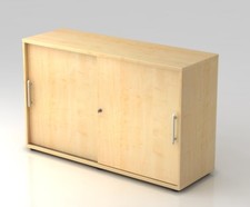 Schiebetürenschrank Multi Aktenschrank 120 cm breit Büroschrank Sideboard