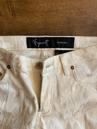 Pantalón Fagassent Toshiki Aoki talla S - blanco diseñador Japan Style estruc... - Imagen 4 de 4