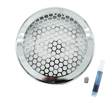 Billet 4" Inch Turbo Inlet Guard Velocity Stack Adapter Bellmouth Intake Hex US