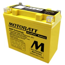 MotoBatt MBTX20U 21Ah 310 CCA AGM Powersport Battery