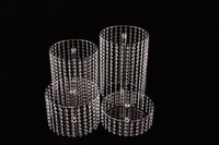 Acryl TortenstäNder Hochzeit 4 Etagen Etagere Alu Ø 28 Cm Kristall Rund Deko