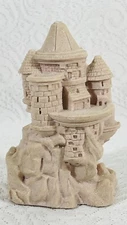 1997 A Mr Sandman Castle Figurine Real Sand Sculpture Statue Collectible 4.75” T