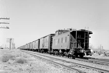 Texas & Pacific, Cupola Caboose No. 2525 Abilene TX 1961 5 x 7 Photo