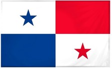 Panama Panamanian 3' x 5' Flag w/ Sleeve to Hang Pride Country Soccer Banner
