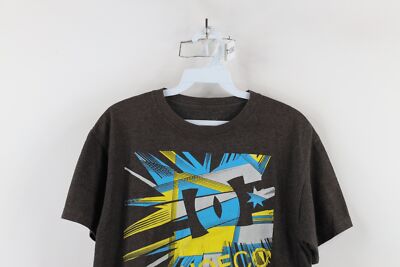 00s DC SHOES vtg tシャツ old skate オールドスケート Vintage DC Shoes Mens XS Faded Spell Out Skateboarding