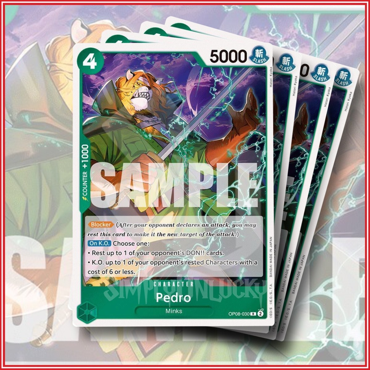 ONE PIECE TCG: Pedro OP08-030 x4 | Rare Two Legends | eBay