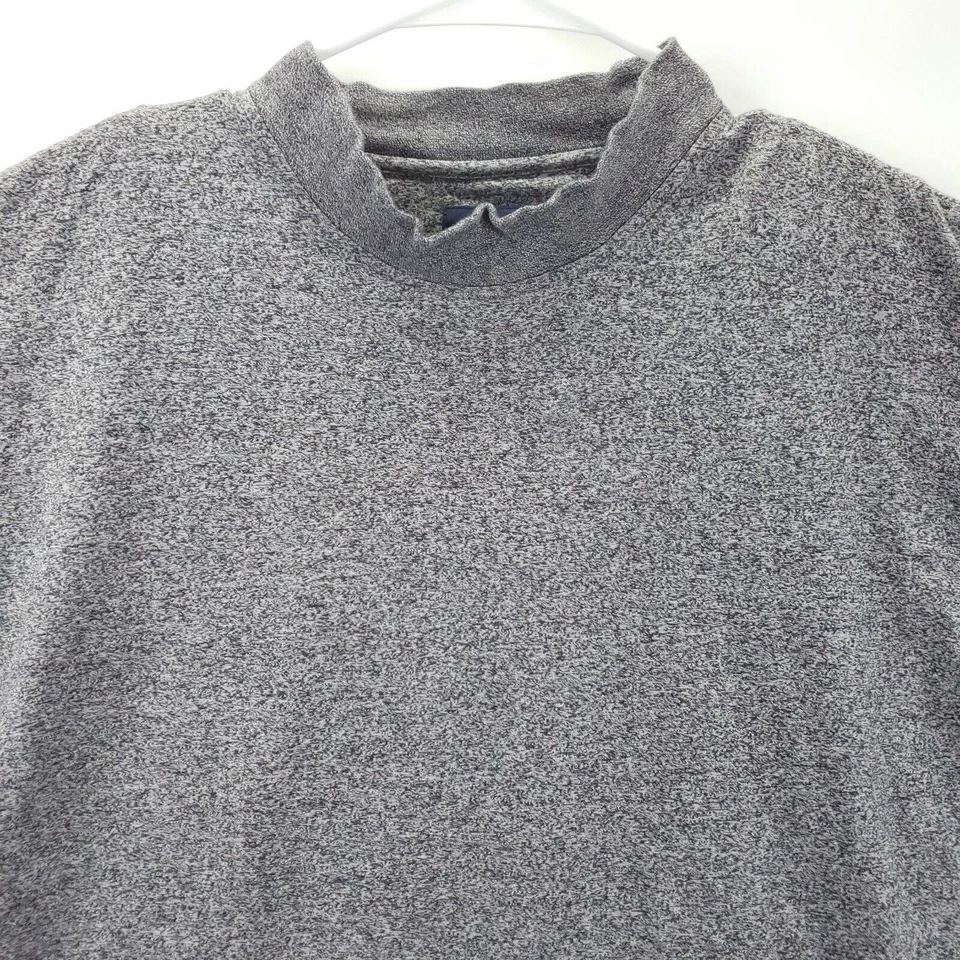 Pebble Beach футболка мужская большой вересковый серый 100% хлопок длинным рукавом ворота - Изображение 3 из 4