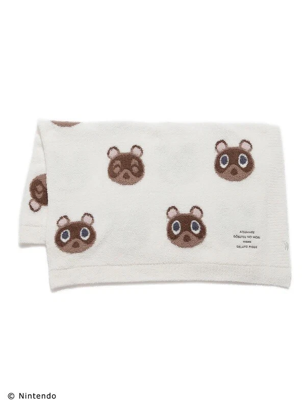 NUEVO CON ETIQUETAS Gelato piqué x Animal Crossing Timmy & Tommy Jacquard Manta Vendedor de EE. UU. Foto 2 de 4