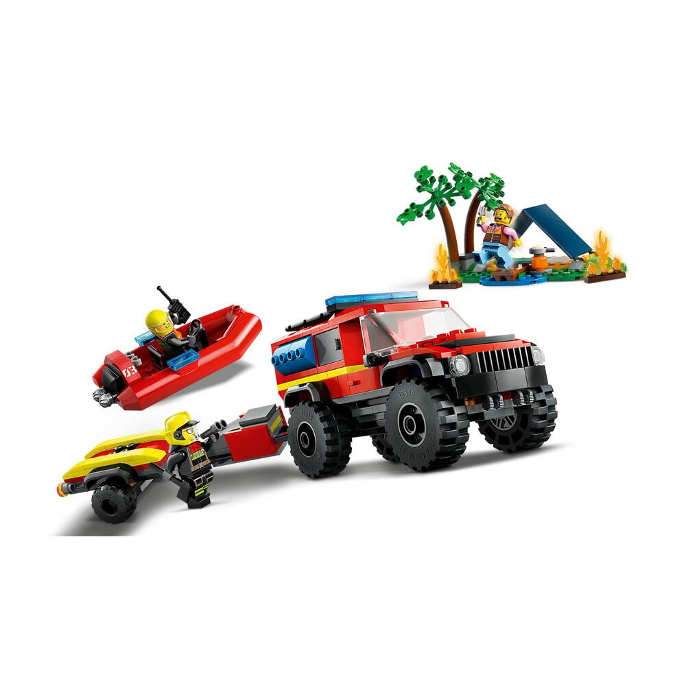 Конструктор LEGO Feuerwehrgelaendewagen mit Rettungsboot (60412) #1907034