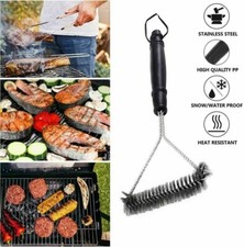 BBQ Grill Brush - Heavy Duty Stainless Steel Cleaning Brush With Wire Bristles