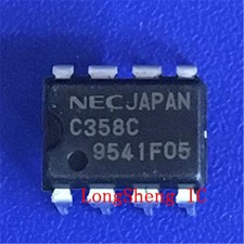 5PCS UPC358C C358C LOW POWER DUAL OPERATIONAL AMPLIFIERS DIP8