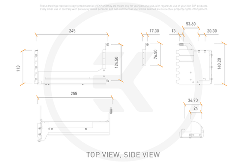 EKWB EK-Loop Vertical GPU Holder EVO - Gen4 Riser - Bild 6 von 7