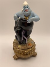 Hand Painted Disney Ursula Bisque Statue Figure w 24 KT Accents Large RARE