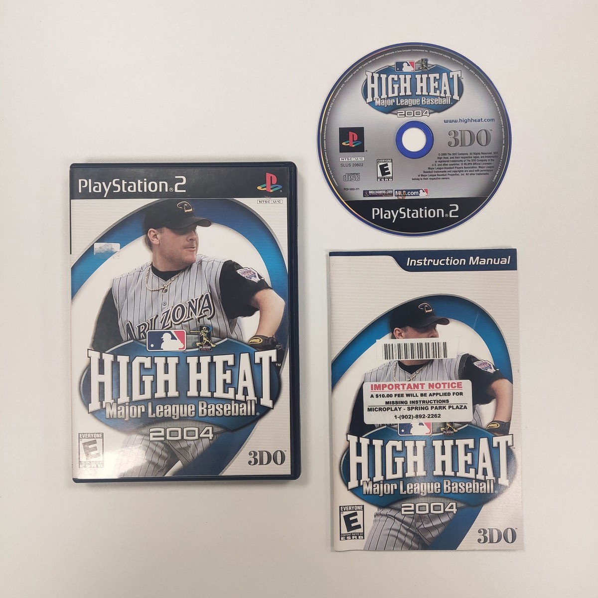 High Heat: Major league Baseball 2004 PlayStation 2 PS2 | eBay