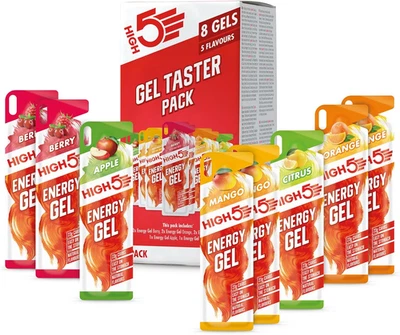 HIGH5 Energy Gel Pack - Running Gel for Quick Energy Release - Natural Fruit Jui